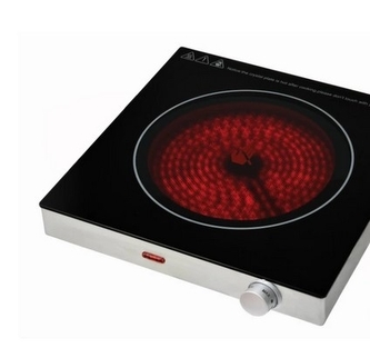 vařič 1plotýnkový BRAVO B-4991 sklokeramický, d20cm-2000W, NR