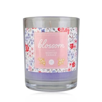 VONNÁ SVÍČKA 130g  ve skle BLOSSOM, 7x8,5cm  ACCENTRA