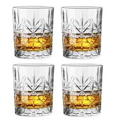 HOMEWARE Sklenice na whisky broušené sada 4 ks 230 ml ED-515495
