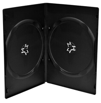 MEDIARANGE box:2 DVD 7mm černý - karton 100 ks