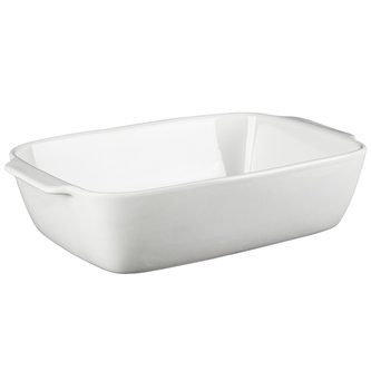 MASTERPRO Zapékací miska FOODIES 21x7,5x32cm kamenina bílá BGEU-2848 MASTERPRO Zapékací miska FOODIES 21x7,5x32cm kamenina bílá BGEU-2848