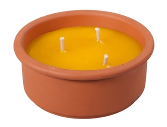 Svíčka proti hmyzu CITRONELLA miska 800g d18x8cm