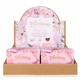 MÝDLO z ovčího mléka 100g BLOSSOM ručně vyráběné v papírovém obalu  ACCENTRA