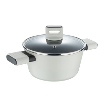 BERGNER Hrnec s poklicí s nepřilnavým povrchem LINES 24 cm BG-56092-GY BERGNER Hrnec s poklicí s nepřilnavým povrchem LINES 24 cm BG-56092-GY