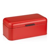 Chlebník Frisca kov, červená 42,5x22,5x17,5 cm KL-12842
