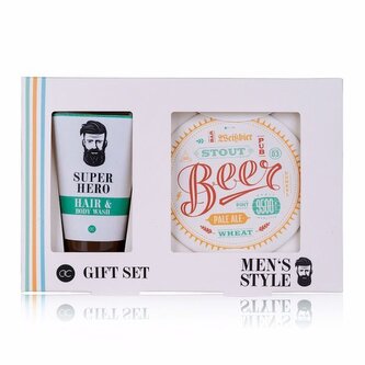 SET koupelový MEN'S STYLE v papírové dárkové krabičce ACCENTRA