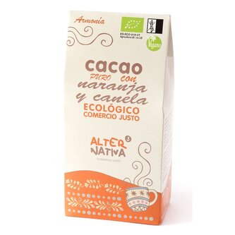 Alternativa3 Bio kakao s pomerančem a skořicí Armonia, 125 g