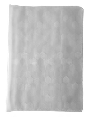 Okładka na zeszyt A5 PVC Hologram biały (10szt)