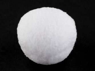 Vatové / sněhové koule Ø7 cm - 10 ks - 1 (7 cm) bílá sněhová