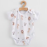 Kojenecké body s krátkým rukávem New Baby For Babies safari - velikost 86 (12-18m)