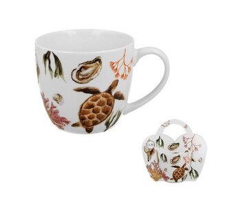 Kubek 460 ml w "koszyczku" ŻÓŁW