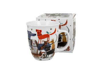 Kubek 650 ml Psi Świat PSY NA SPACERZE