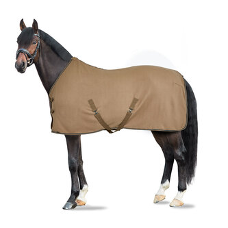 Horze Fleecová odpocovací deka Kiel Světle hnědá 125