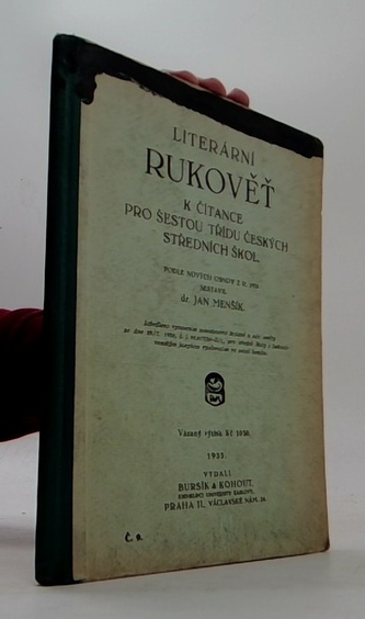 Literární rukovět k čítance pro šestou třídu českých střednícjh