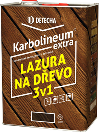 Detecha Karbolineum Extra 3v1 barva na dřevo, bezbarvý, 8 kg
