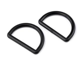 Plastový polokroužek šíře 39 mm - 50 ks - černá