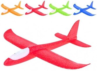 Szybowiec styropianowy ze światłem 48cm