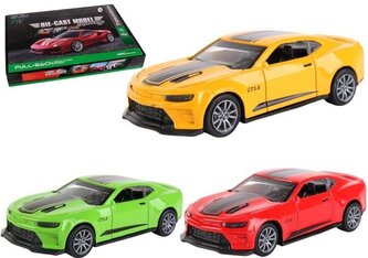 Samochód metalowy 1:36 napęd Sport No.4 mix