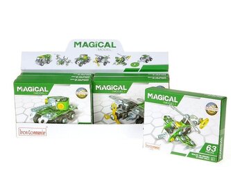 Metalowe klocki do skręcania ze śrubokrętem MIX