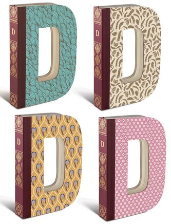 Alphabooks Notatnik litera - D