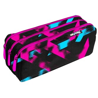 Oxybag Etue - tři zipy - Line girl