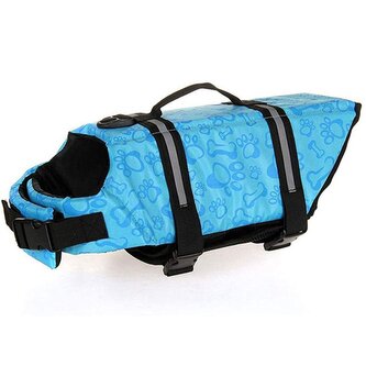 Plovací reflexní vesta pro psa Bone M Růžová