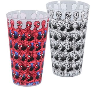 Proměňovací sklenice Marvel: Spider-man (objem 400 ml)