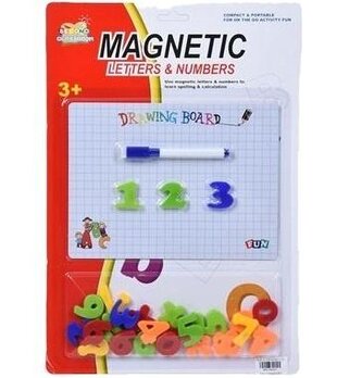 Tablica z magnetycznymi cyframi