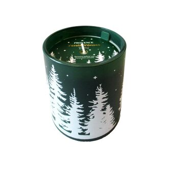 SVÍČKA VE SKLE VÁNOČNÍ STROMEK 8X9CM 206G