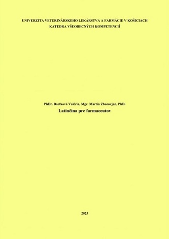 Latinčina pre farmaceutov