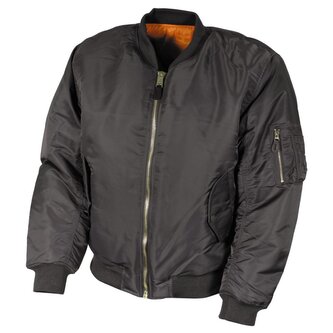 Bunda pilotní MFH MA1 - šedá, XL