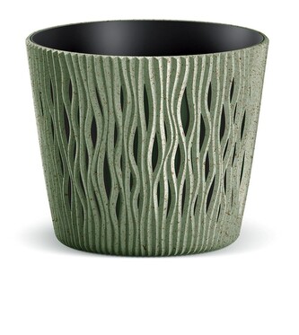 Květináč SCANDY ECO zelený, varianta 22,5 cm