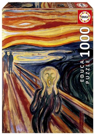 Puzzle 1000 Krzyk, Edvard Munch Puzzle 1000 Krzyk, Edvard Munch