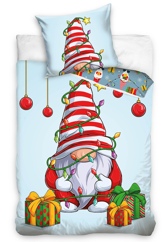 Vánoční povlečení Skřítek s dárečky Vánoční povlečení Skřítek s dárečky