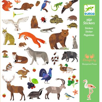 DJECO Samolepky Evropská zvířata