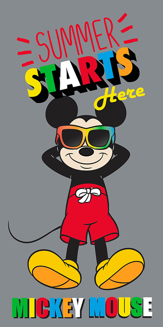 Dětská osuška Mickey Mouse Léto začíná Dětská osuška Mickey Mouse Léto začíná