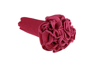 Krepový kornout jahodový 547