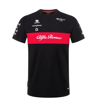 Alfa Romeo F1 Team týmové triko černé - S