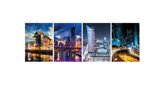 Brulion A5/96K kratka City lights (5szt)