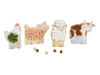 Kreativní sada s bambulkami Farma