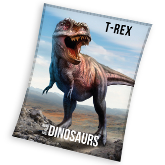 Dětská deka T-Rex Predátor 130x170 cm Dětská deka T-Rex Predátor 130x170 cm