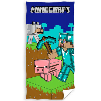 Dětská osuška Minecraft Objev svůj Svět
