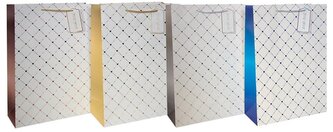 Torebka ozdobna PL-9 duża Złocona Serduszka mix