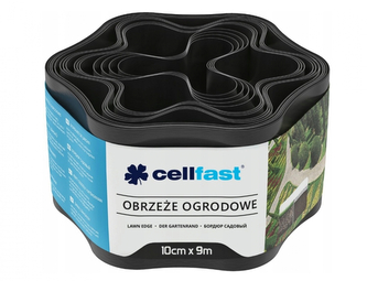 Obruba plastová zvlněná 9x0,1m