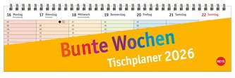 Bunte Wochen Wochenquerplaner 2026
