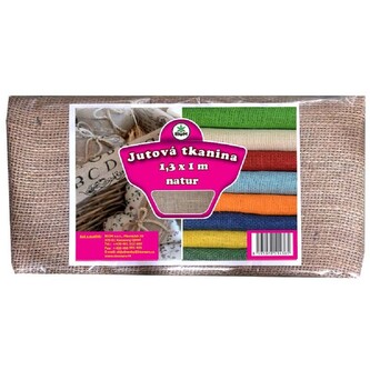 Jutová tkanina 1,3 x 1 m - natur"