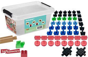 TOY2 Kindergarten I, 54 dílů, set kolejových spojek