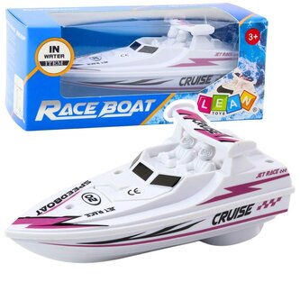 Motorówka na baterie biała