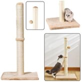 Drapak dla kota słupek do drapania jasnobrązowy