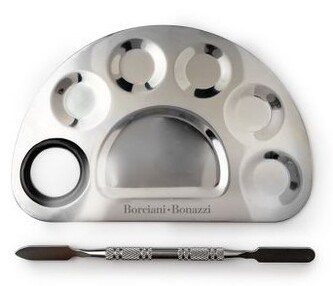 Nerezová paleta se špachtlí malá 125x85mm